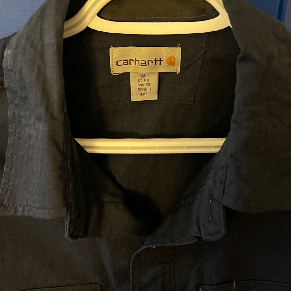 Carhartt Men's Dark Blue Casual Shirt - Picture 2 of 7